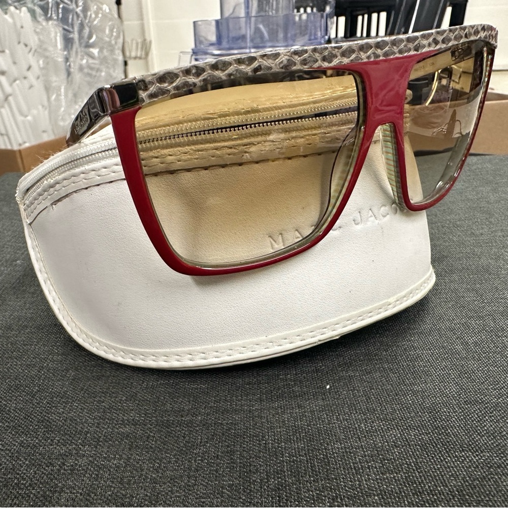 Marc Jacobs MJ 255/S snakeskin trim sunglasses